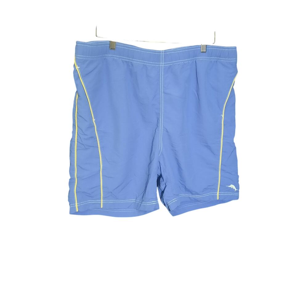 Tommy Bahama Mens Blue Board Mesh Lined Side Pockets Swim Trunks Size L